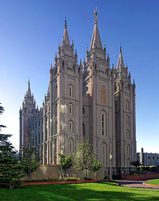 Salt Lake Temple in Salt Lake City