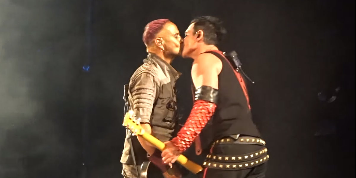 Rammstein gay kiss