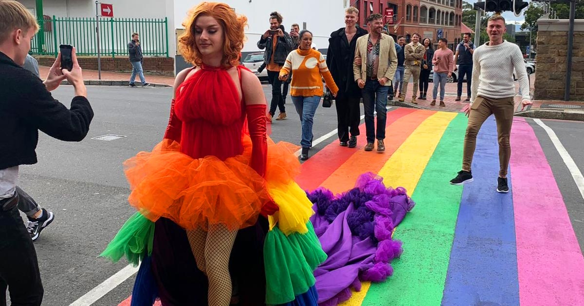 Cape Town's rainbow crossing